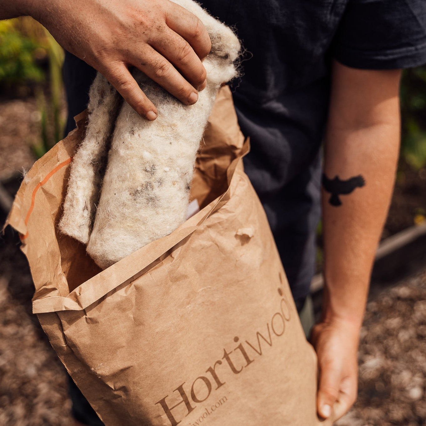 An environmentally friendly way to protect your pots over Winter with HortiWool