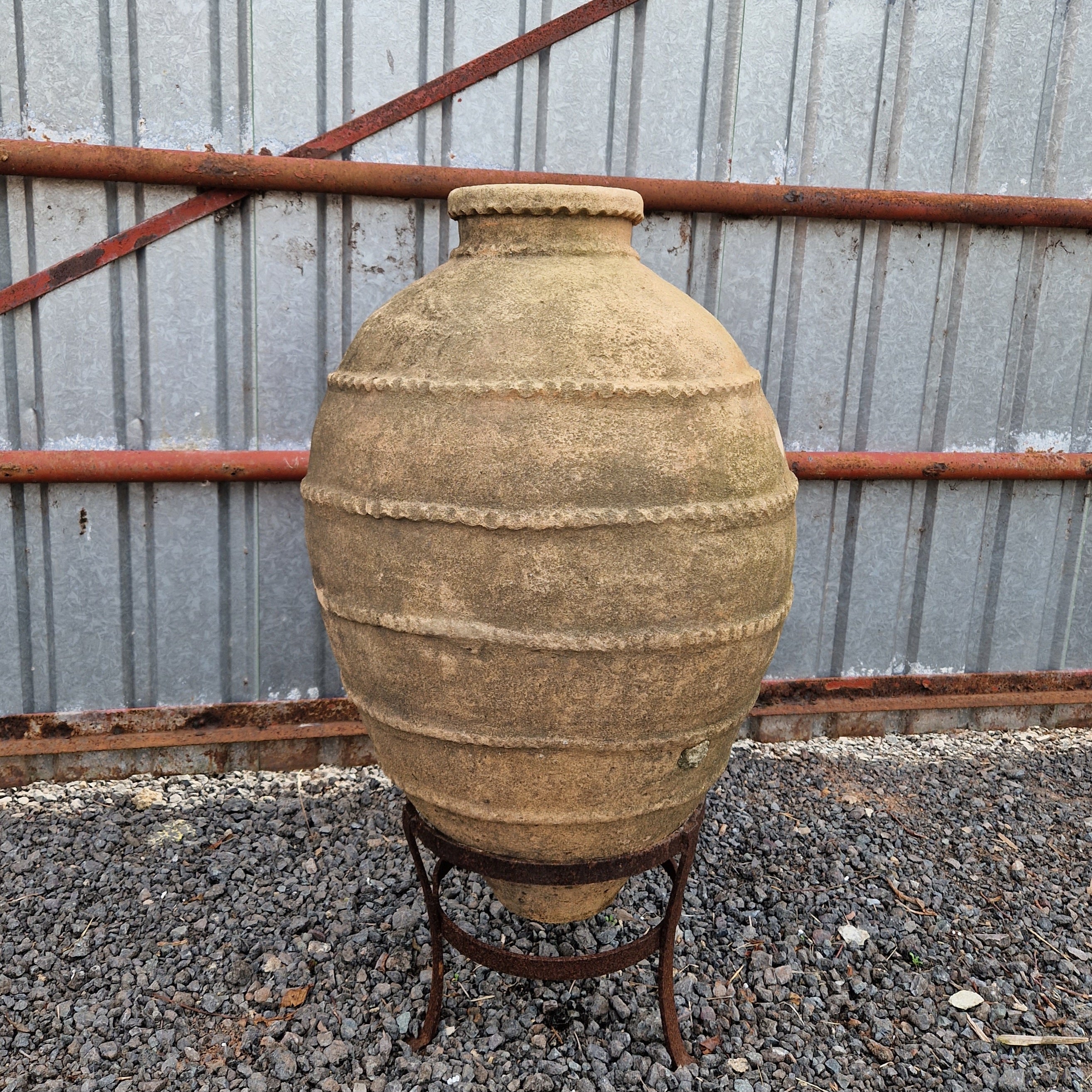 Antique Terracotta Urn on Stand 9 - Tom's Yard