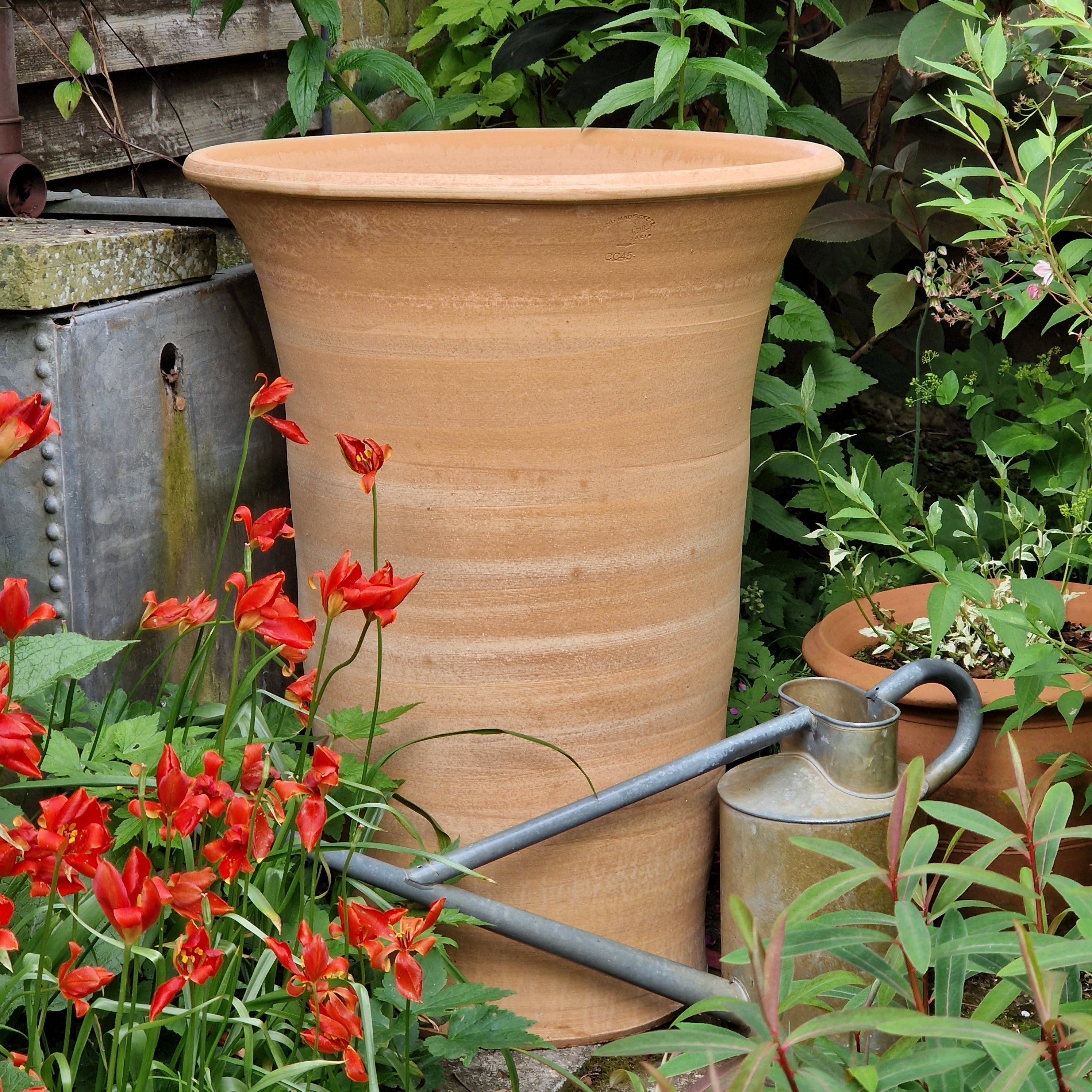 Cretan Terracotta 'Long Tom' Planters - Tom's Yard