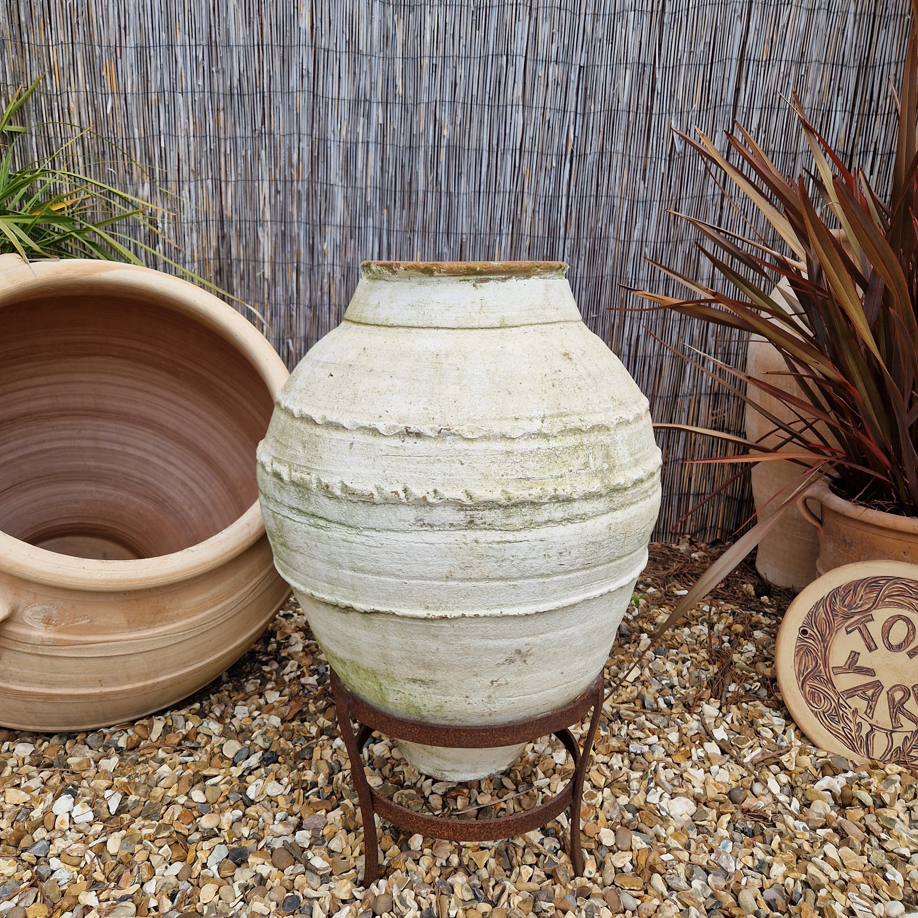 Antique Terracotta Urn on Stand 5 - Tom's Yard