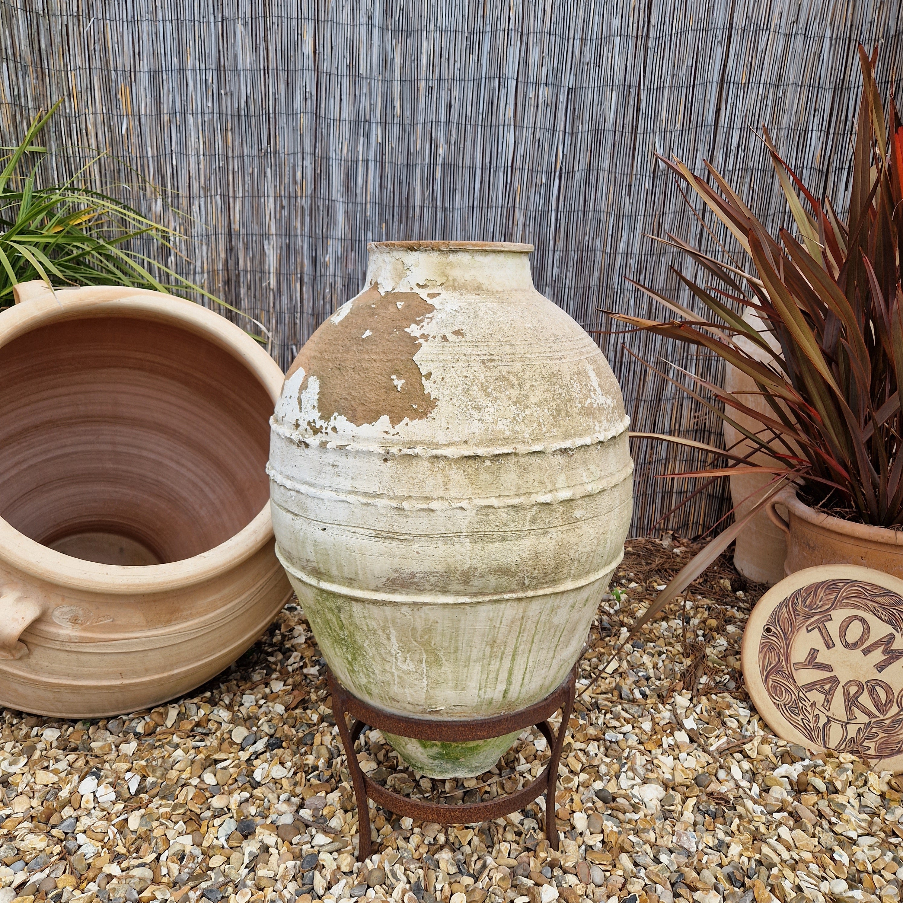 Antique Terracotta Urn on Stand 6 - Tom's Yard