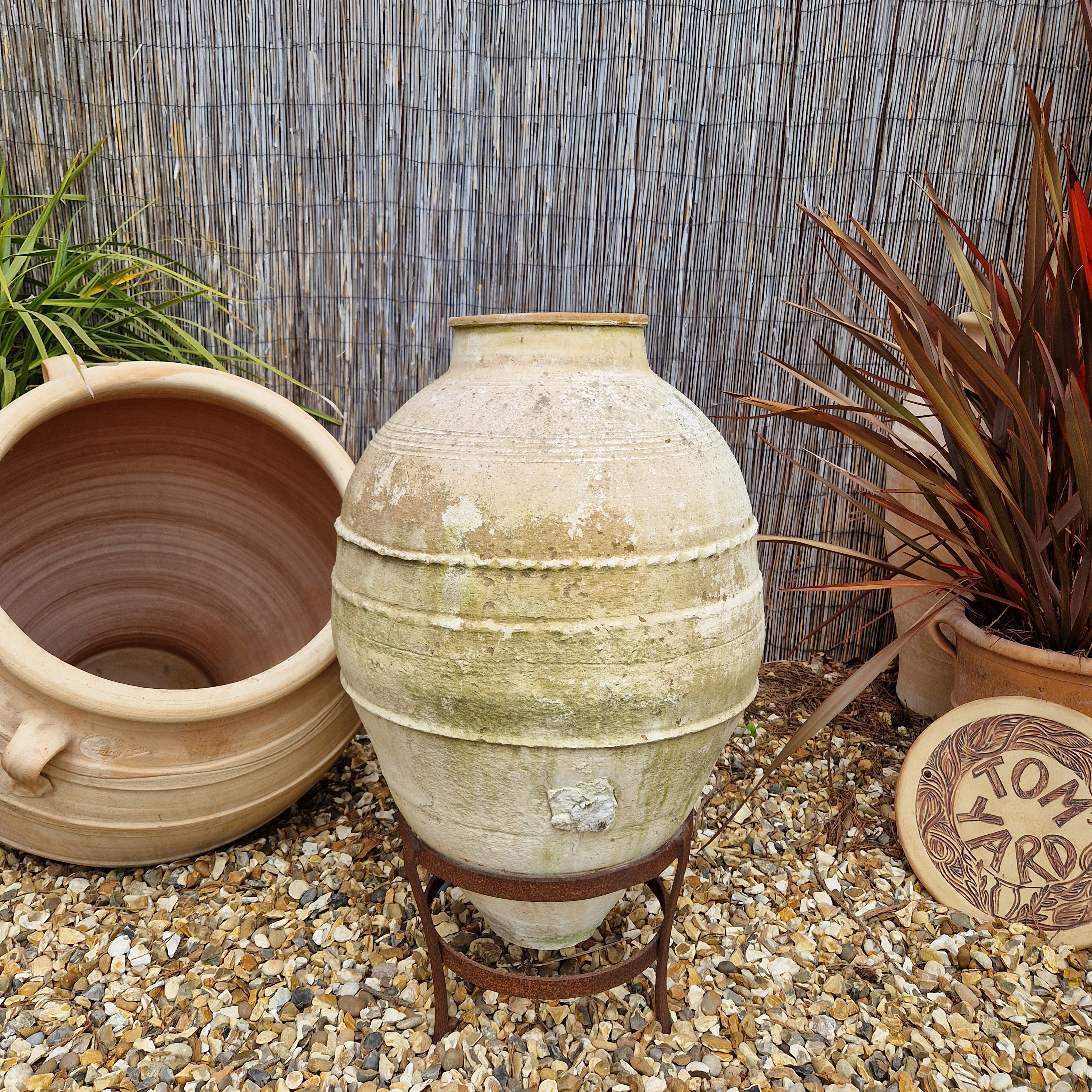 Antique Terracotta Urn on Stand 6 - Tom's Yard