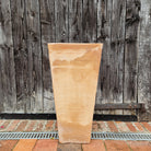 Contemporary Italian Tapered Square Terracotta Planter 80cm - Tom's Yard