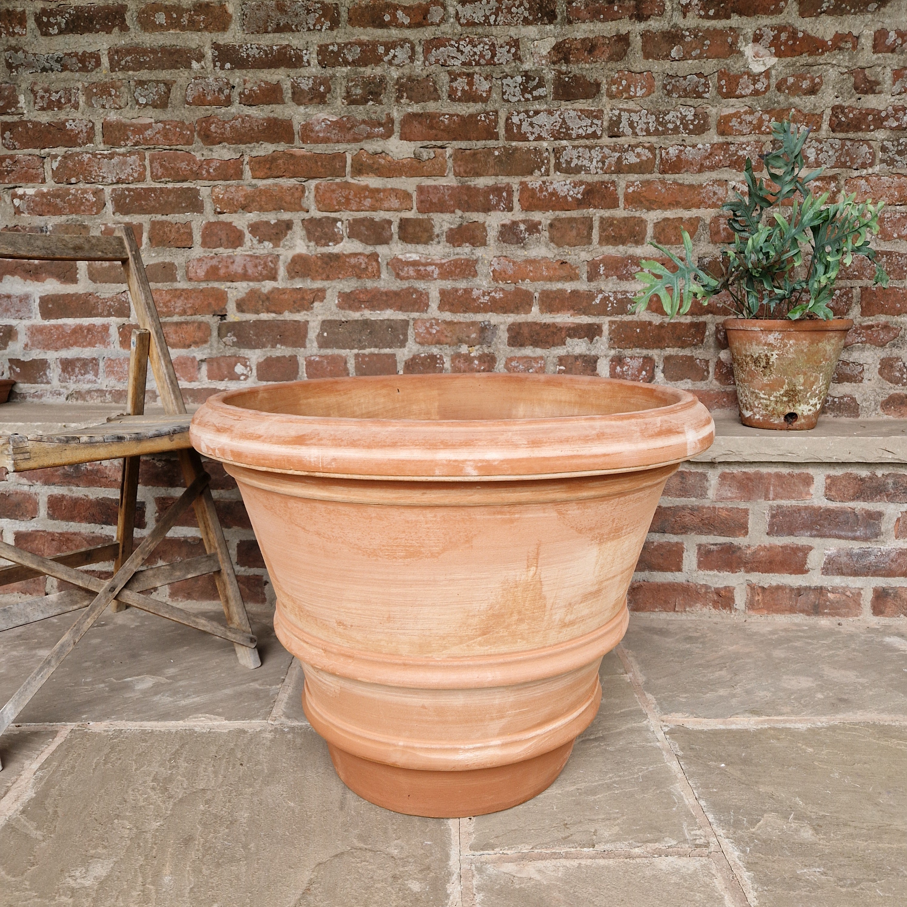 Classic Tapered Italian Terracotta Planters - Tom's Yard
