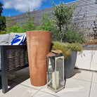 Circular Italian Terracotta Tapered Planter 80cm - Tom's Yard