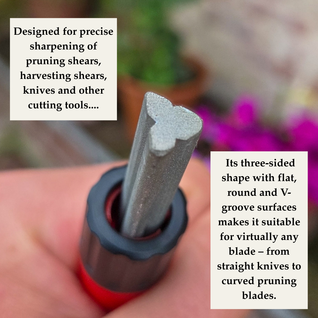 Retractable 3 Sided Diamond Sharpener - Tom's Yard