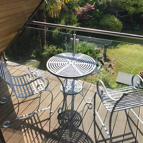 Handmade Metal Garden Bistro Set - Tom's Yard