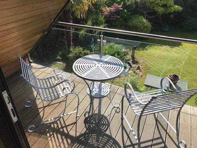 Handmade Metal Garden Bistro Set - Tom's Yard