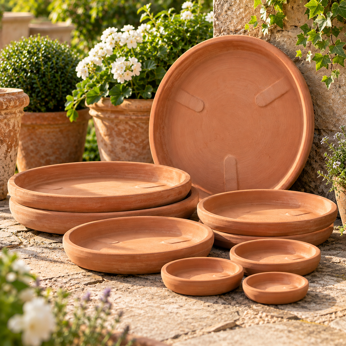 Terracotta Pot Saucers - Tom's Yard