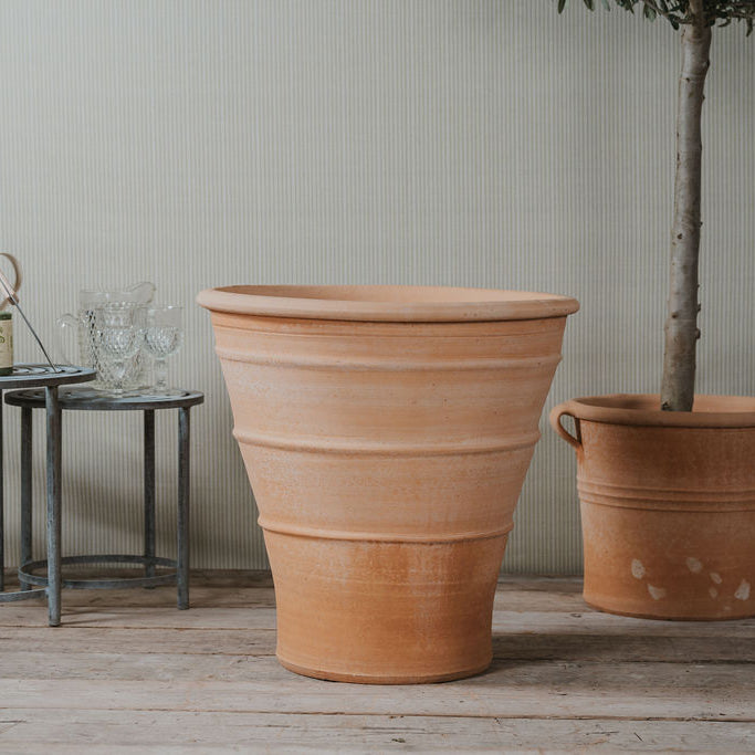 Tapered Cretan Terracotta Planters - Tom's Yard