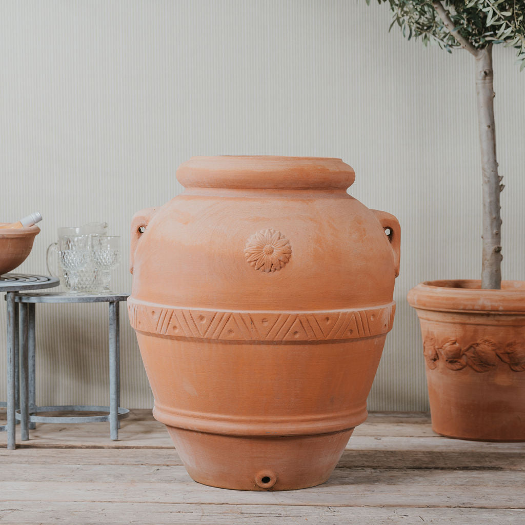 Classic Italian Terracotta Tuscan Orcio - Tom's Yard