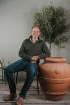 Classic Italian Terracotta Tuscan Orcio - Tom's Yard