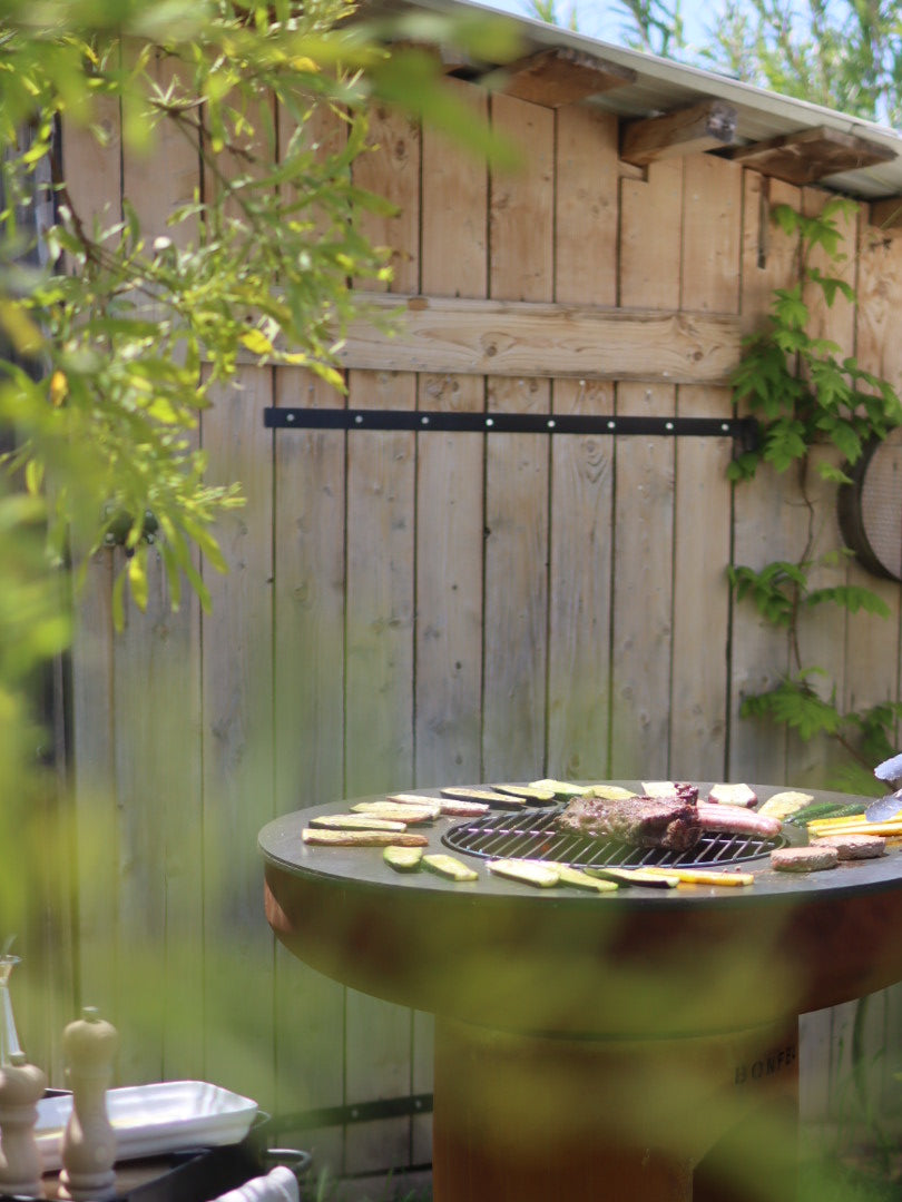 Raised XL Corten Steel Cooking Bowl - Tom's Yard