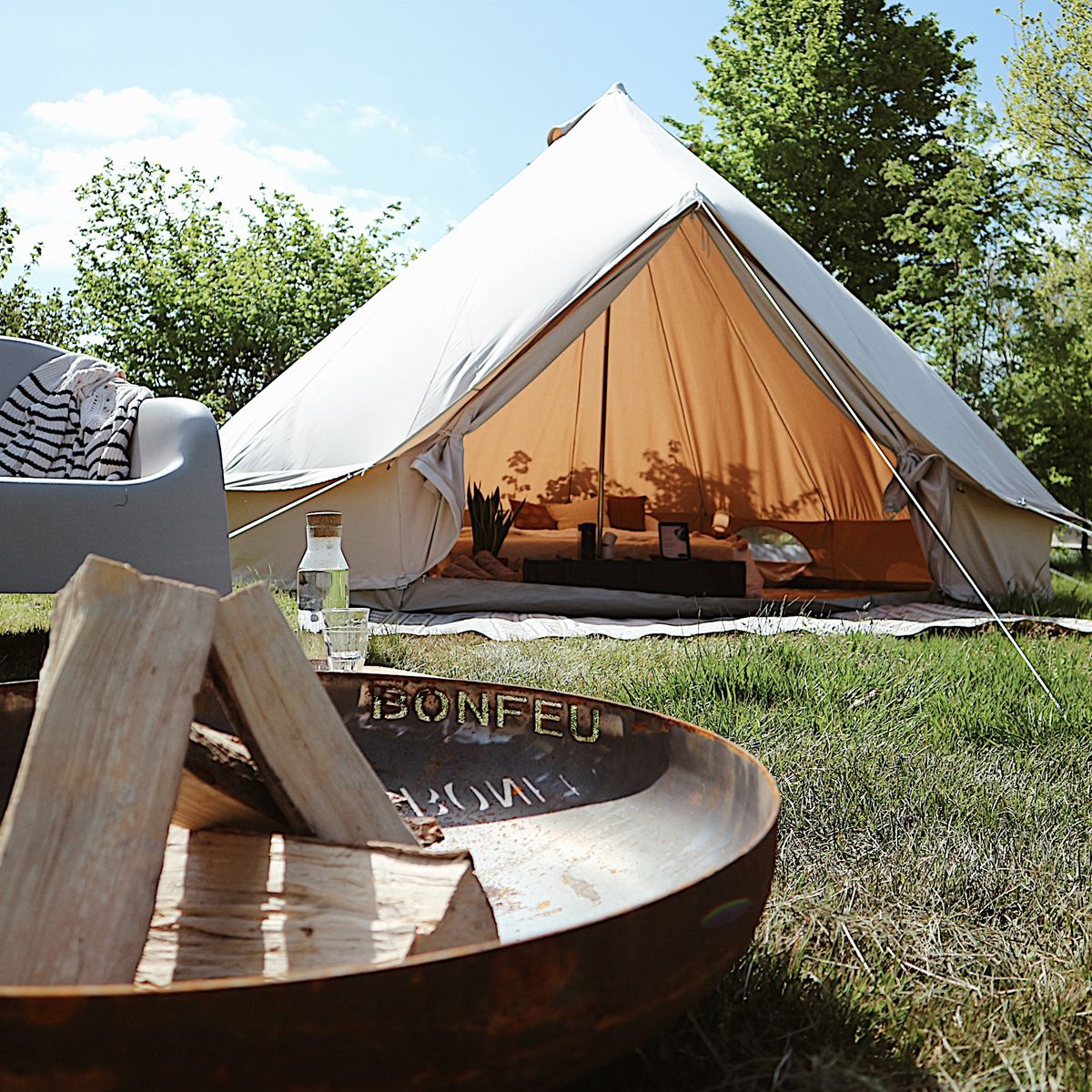 Corten Steel Fire Pit - Tom's Yard