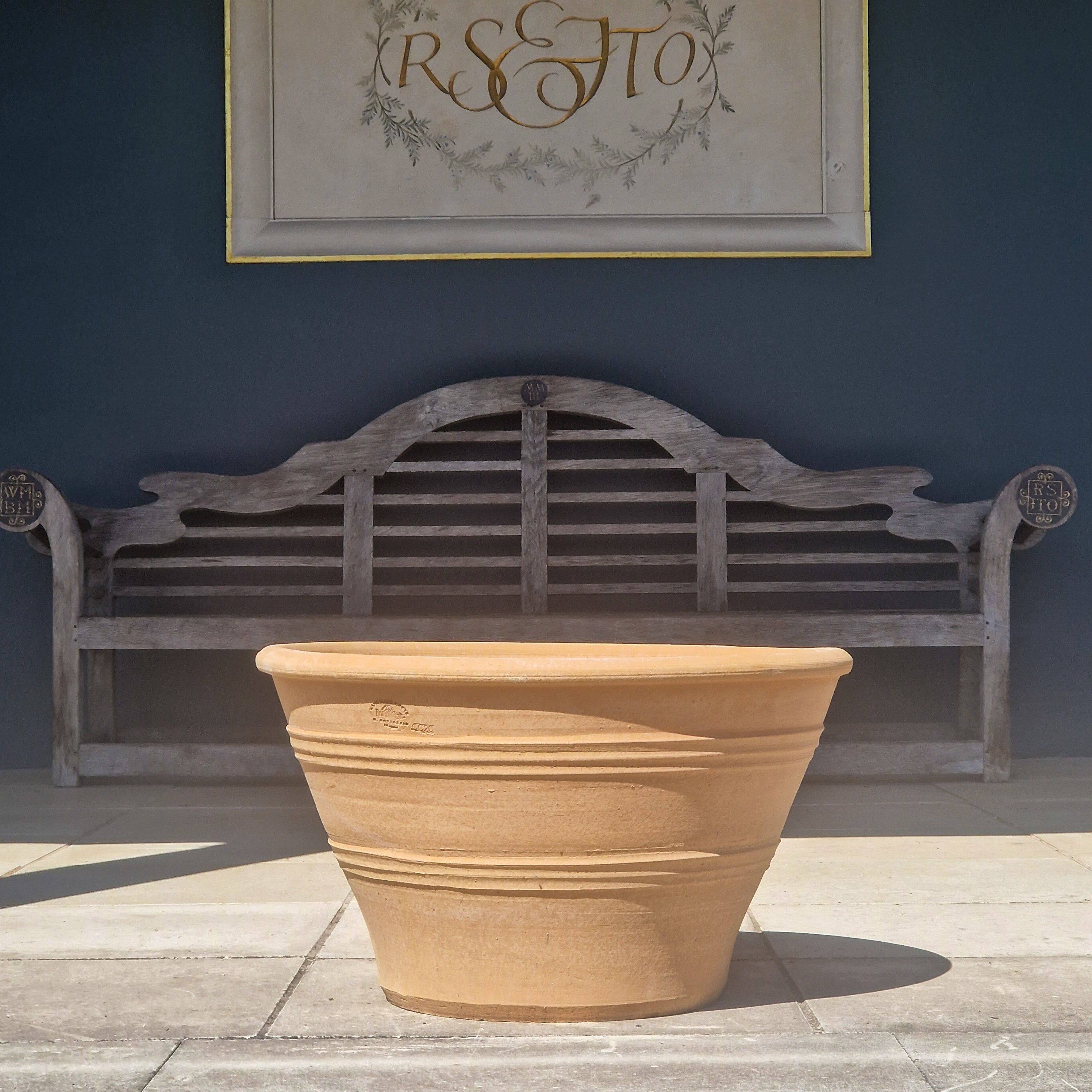 Low Wide Cretan Terracotta Planters - Tom's Yard