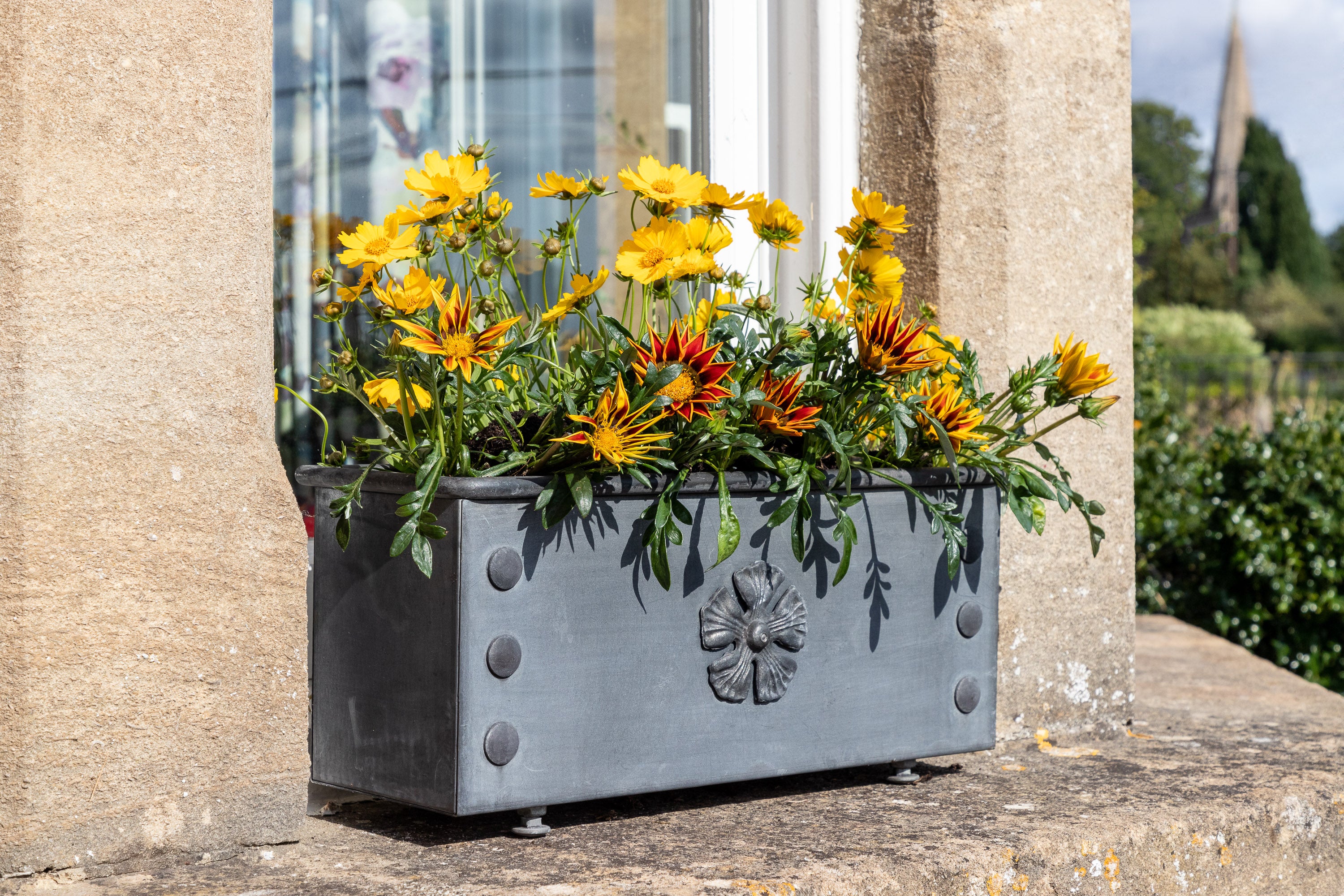 Traditional Galvanised Steel Window Boxes - Tom's Yard