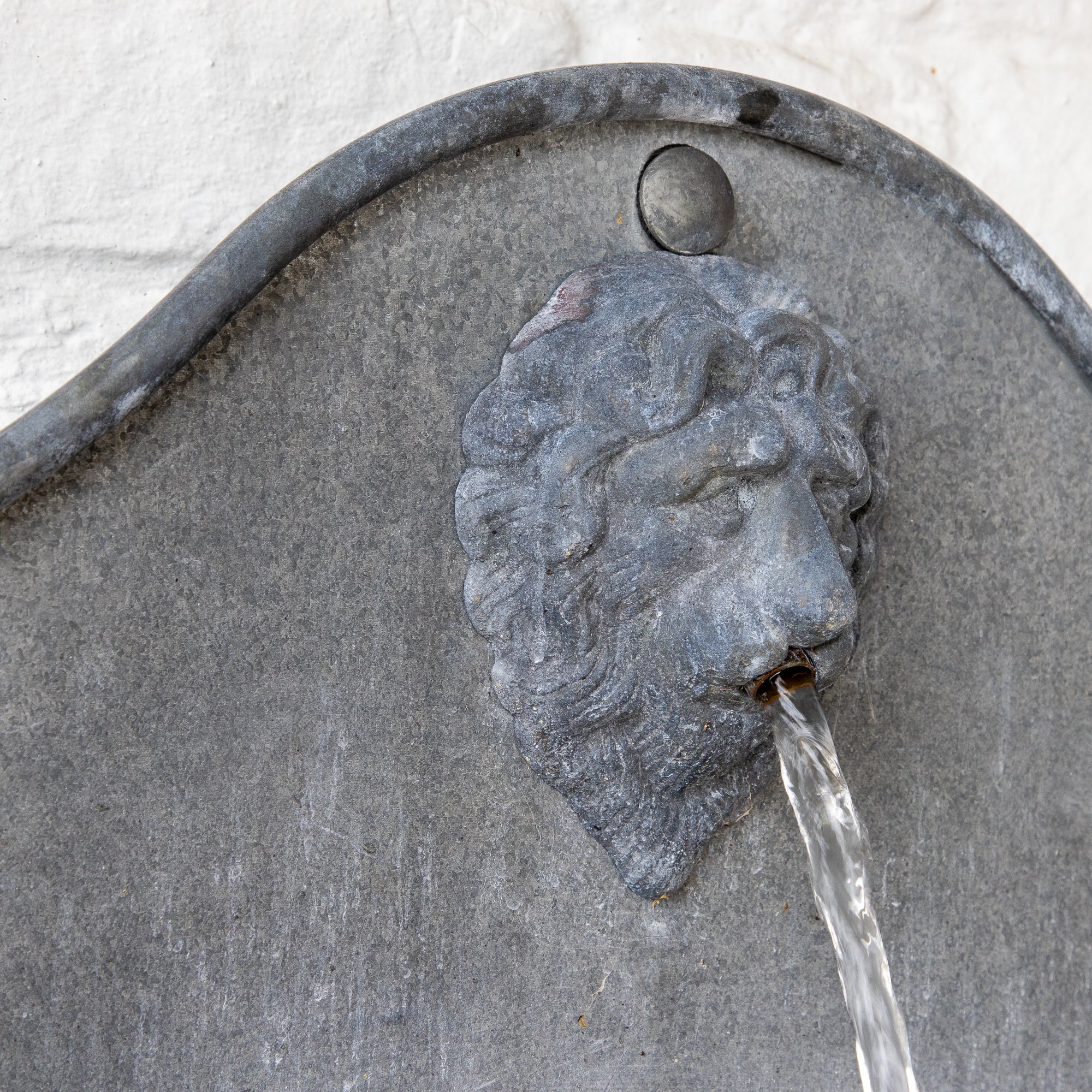 Galvanised Steel Trough Water Feature - Tom's Yard