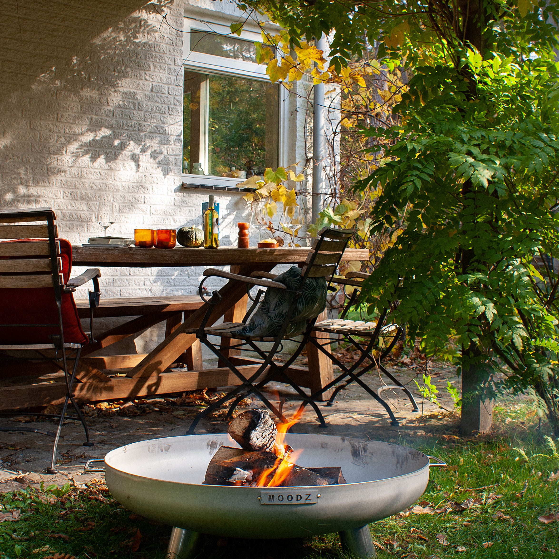 Stainless Steel Fire Pit Feet & Handles - Tom's Yard