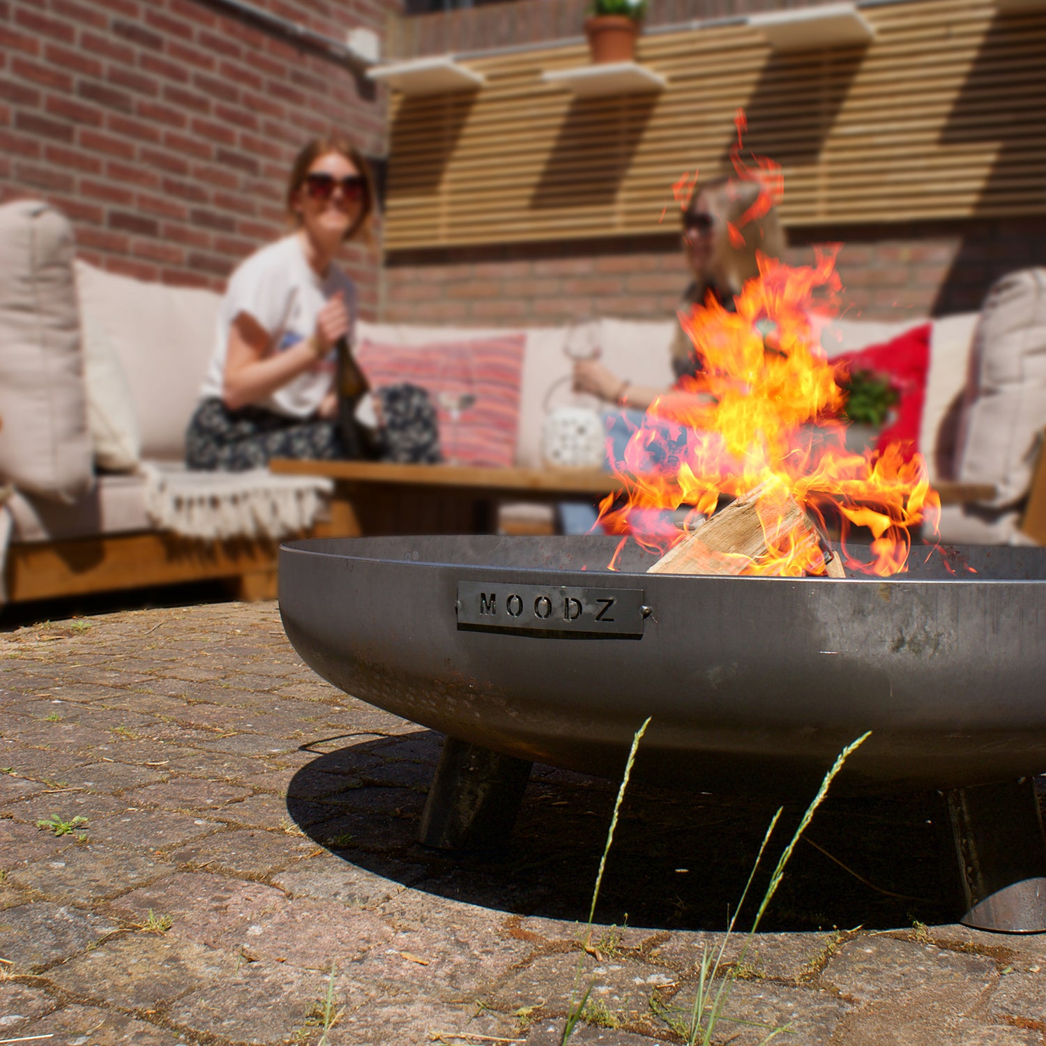 Stainless Steel Fire Pit Feet & Handles - Tom's Yard