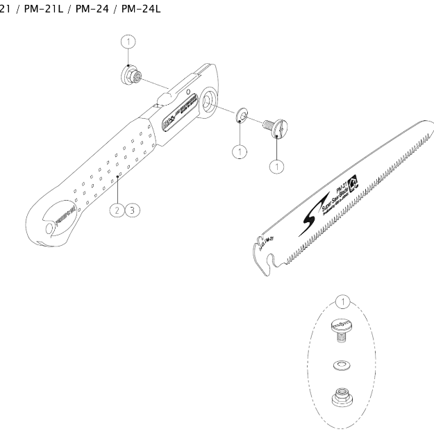 ARS Rubber Grip Folding Pruning Saws - Tom's Yard