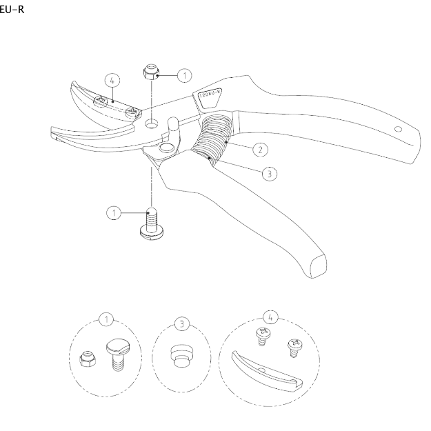 ARS Rose Pruning Secateurs - Tom's Yard