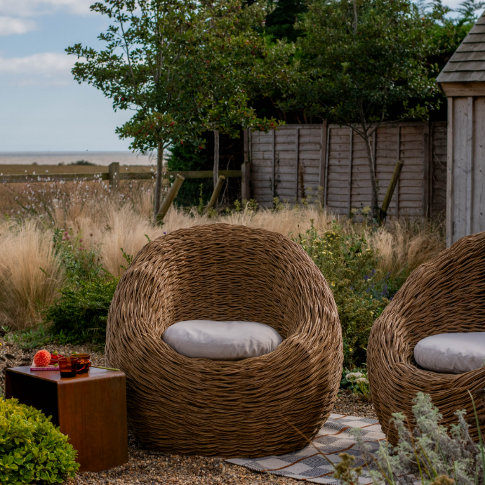 Hand-Woven British Willow Armchair - Tom's Yard