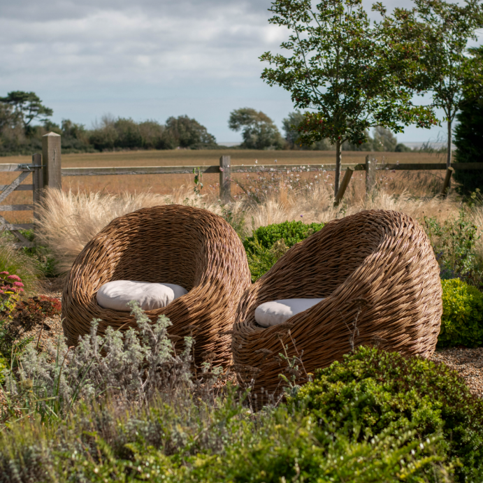 Hand-Woven British Willow Armchair - Tom's Yard