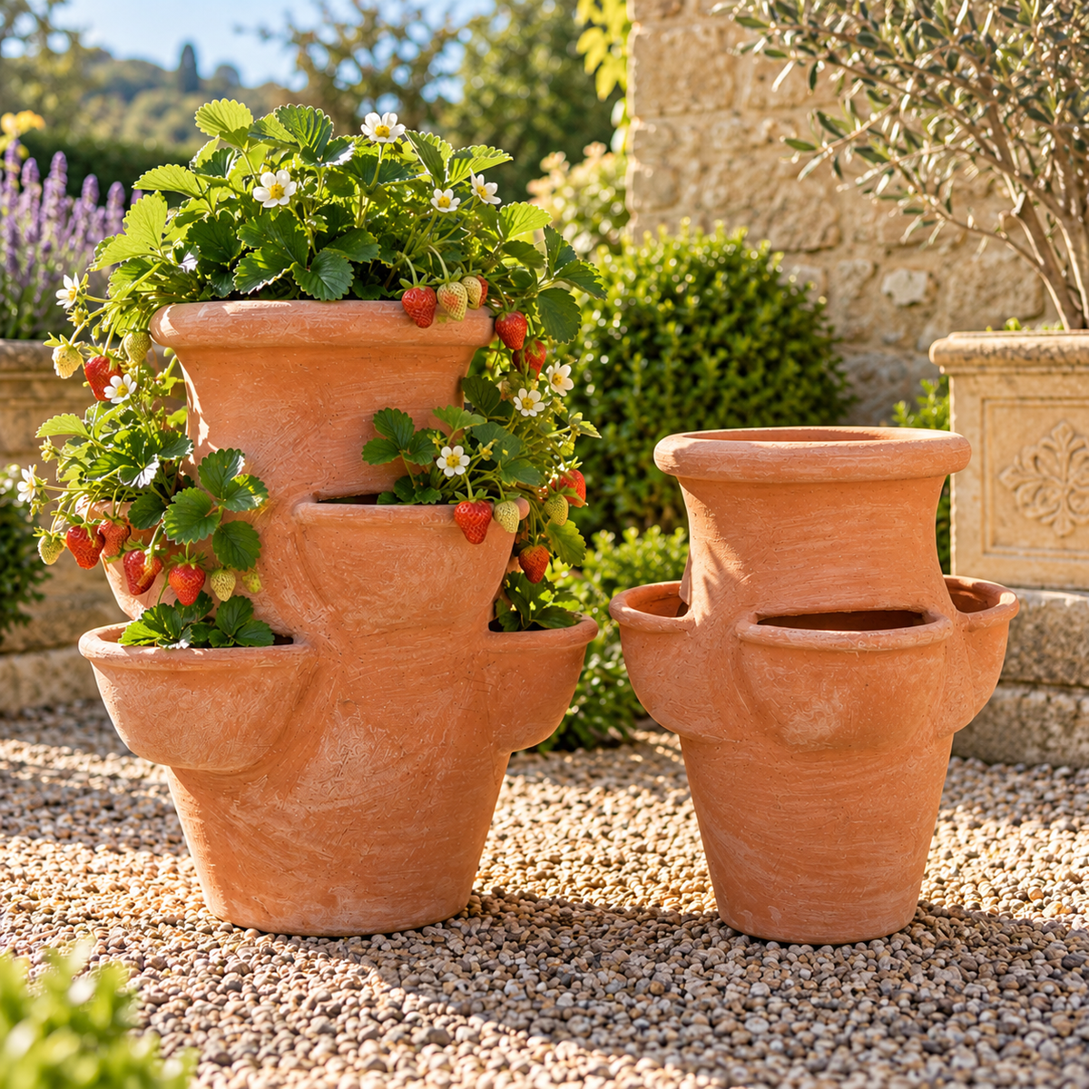 Italian Terracotta Strawberry Planter - Tom's Yard
