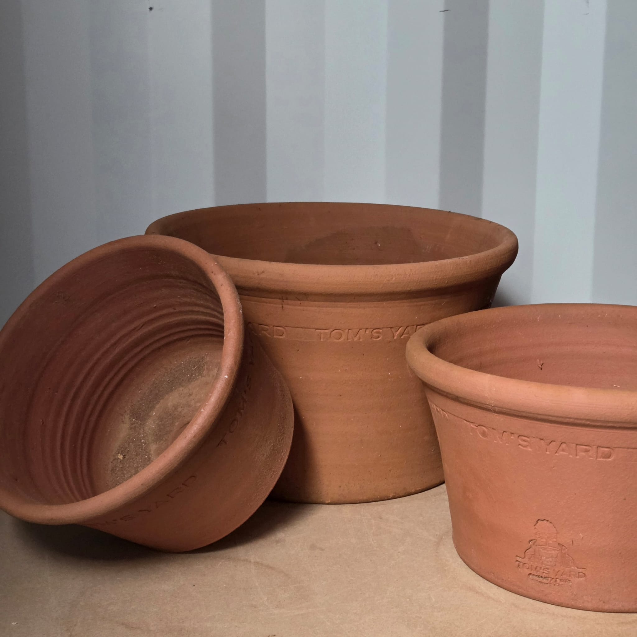 Tom's Yard Classic Terracotta Half Pots - Tom's Yard