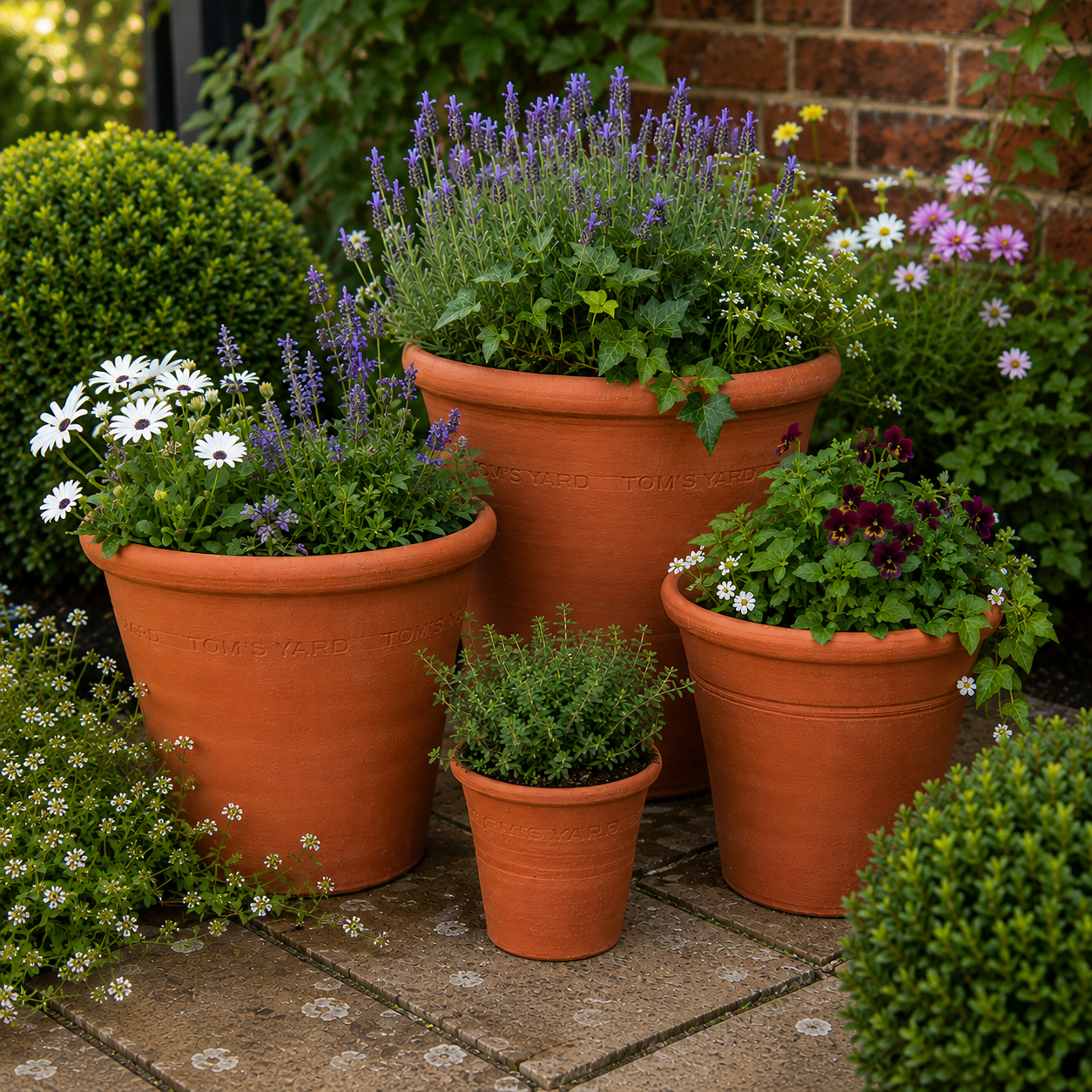 Tom's Yard Classic Terracotta Flower Pots - Tom's Yard