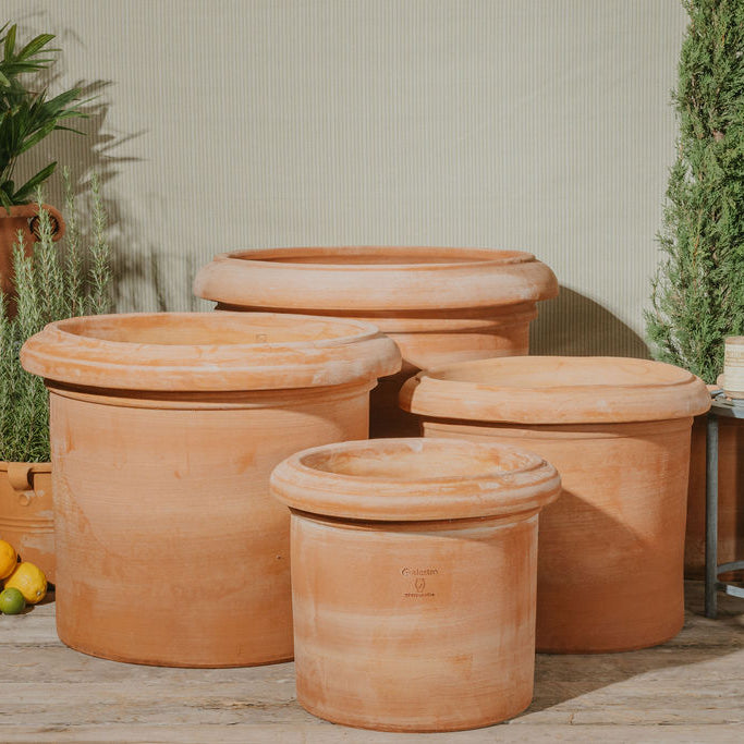 XL 160ltr Italian Terracotta Planters - Tom's Yard
