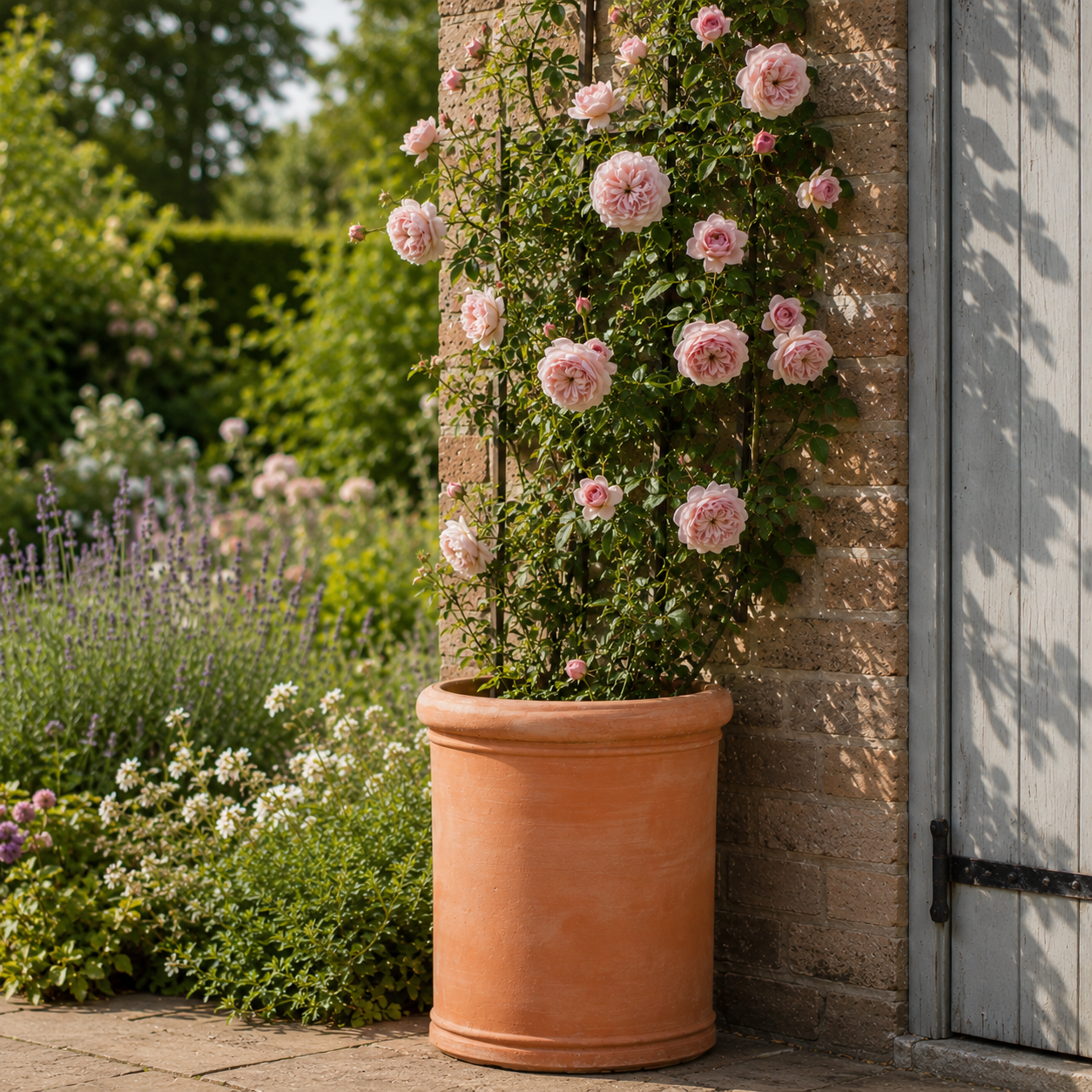 Boccaccio Italian Terracotta Wall Planter - Tom's Yard