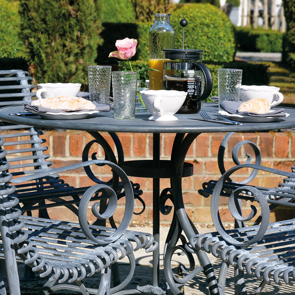 Handmade Galvanised Arras Style Dining Sets - Tom's Yard