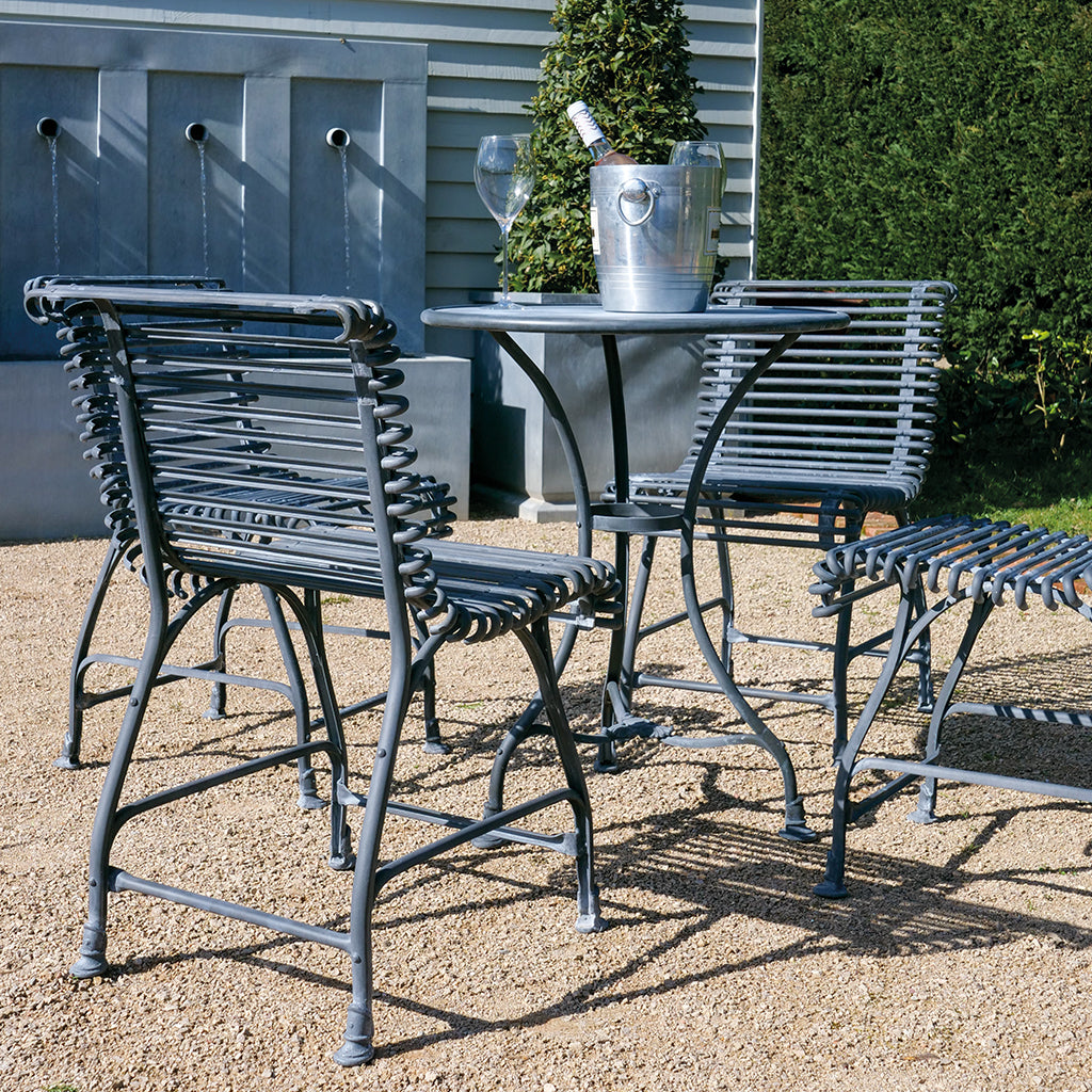 Handmade Galvanised Arras Garden Bench - Tom's Yard