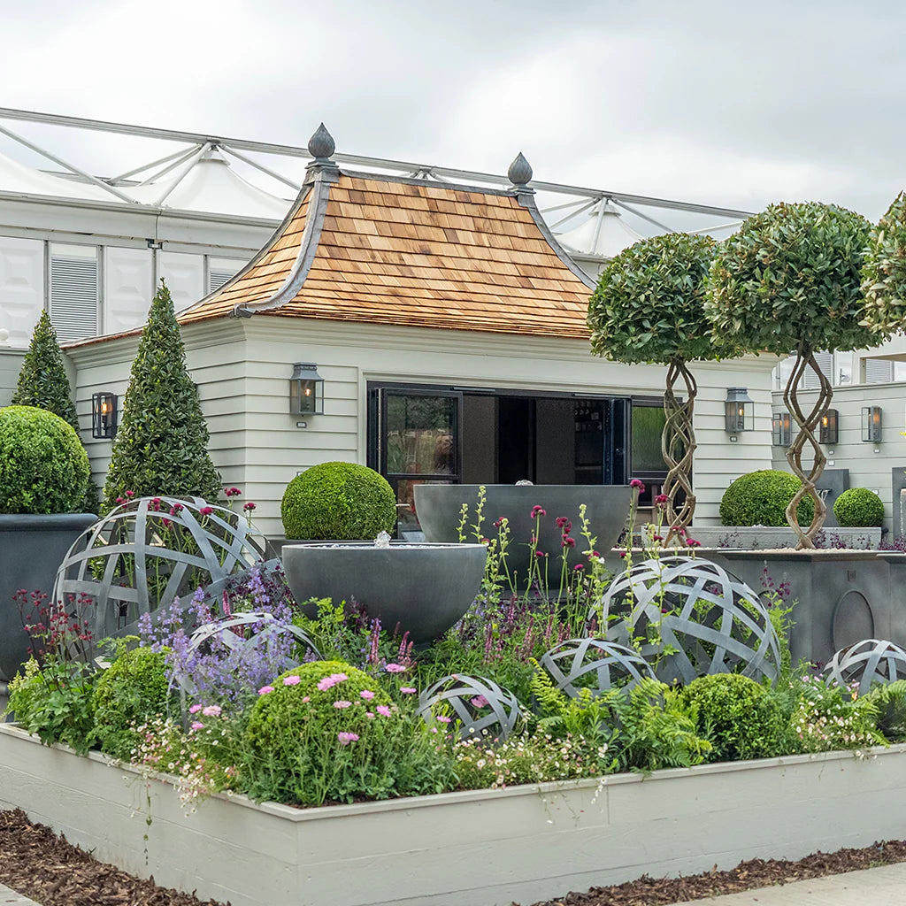 Handmade Galvanised Steel Lattice Balls - Tom's Yard