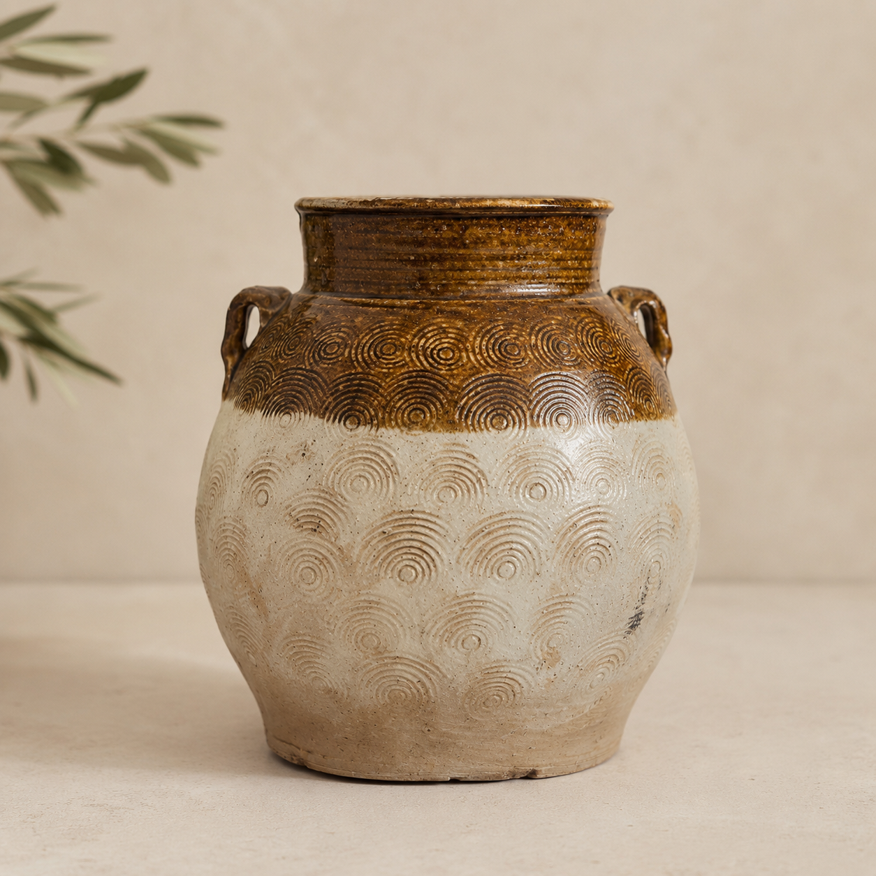 Small Antique Glazed Yunnan Storage Vases - Tom's Yard