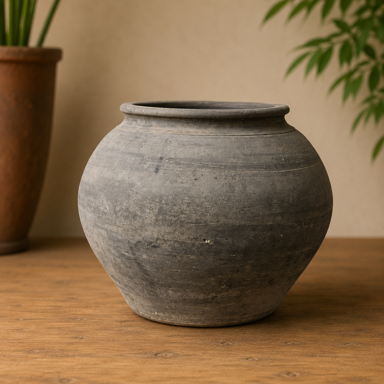 Antique Earthernware Storage Pots - Tom's Yard