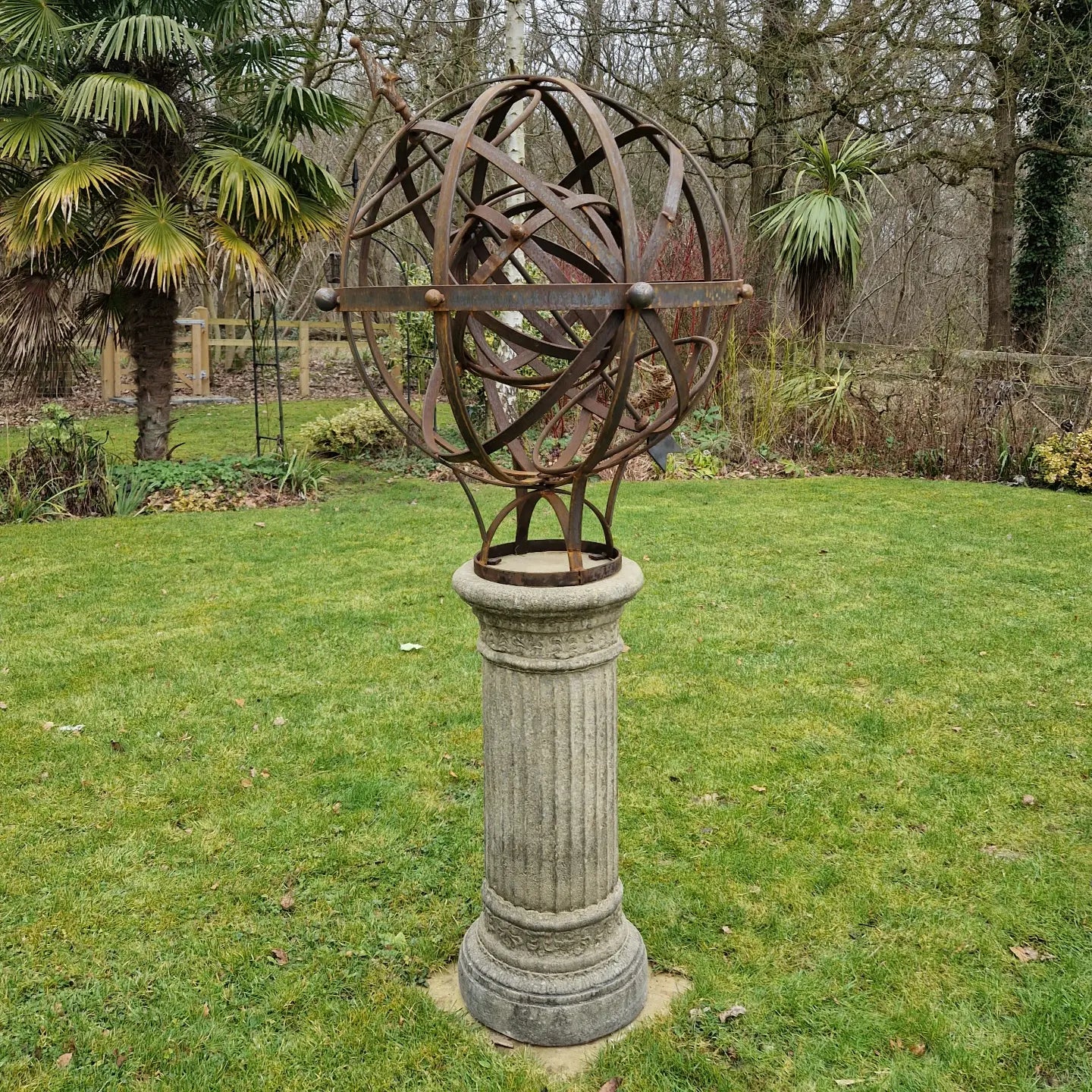 Estate Scale Armillary Spheres - Tom's Yard