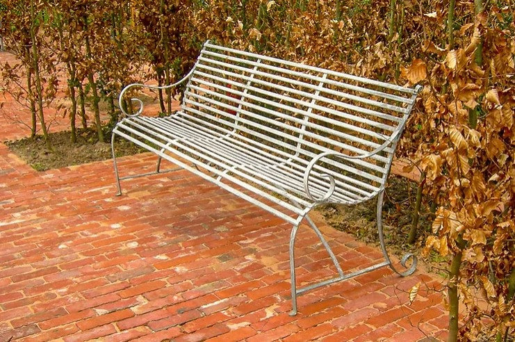 Strapwork Garden Benches - Tom's Yard