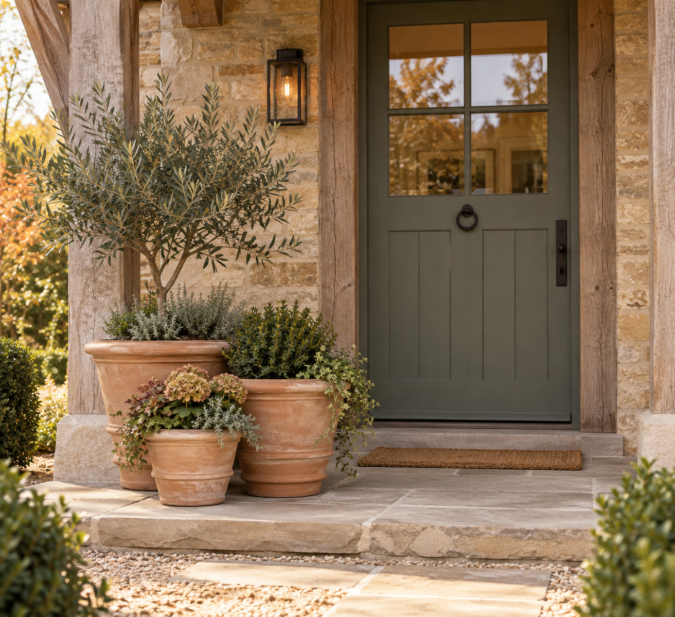 Autumn Porch Styling with Pots: Simple Ideas for Your Front Door