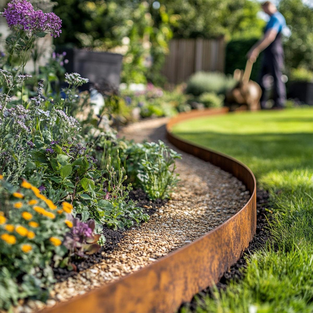 Corten vs Galvanised Garden Edging: Which Should You Choose?
