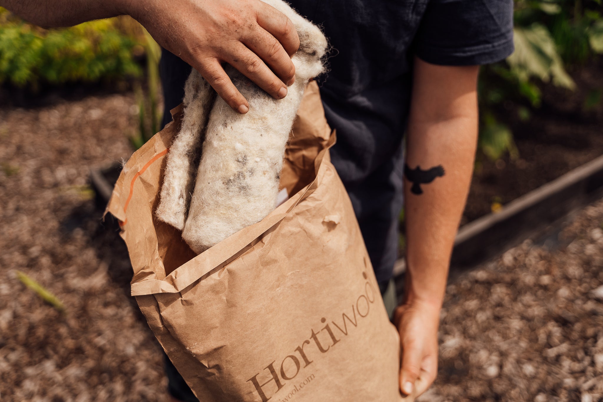 An environmentally friendly way to protect your pots over Winter with HortiWool