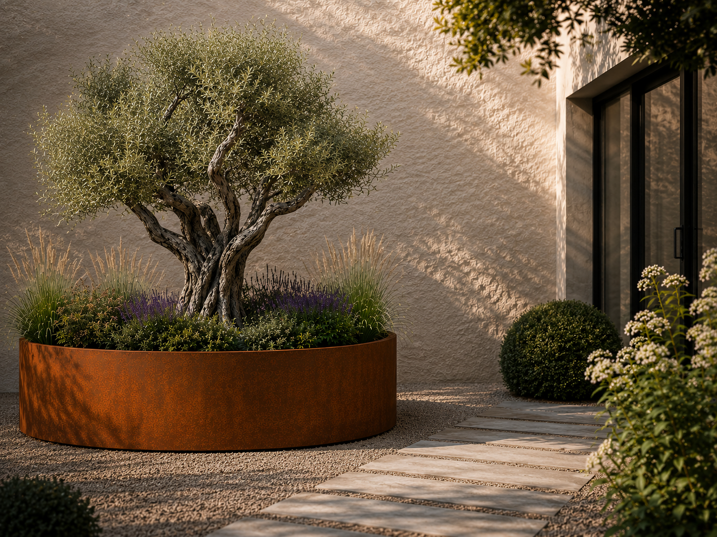 Corten Steel Planters