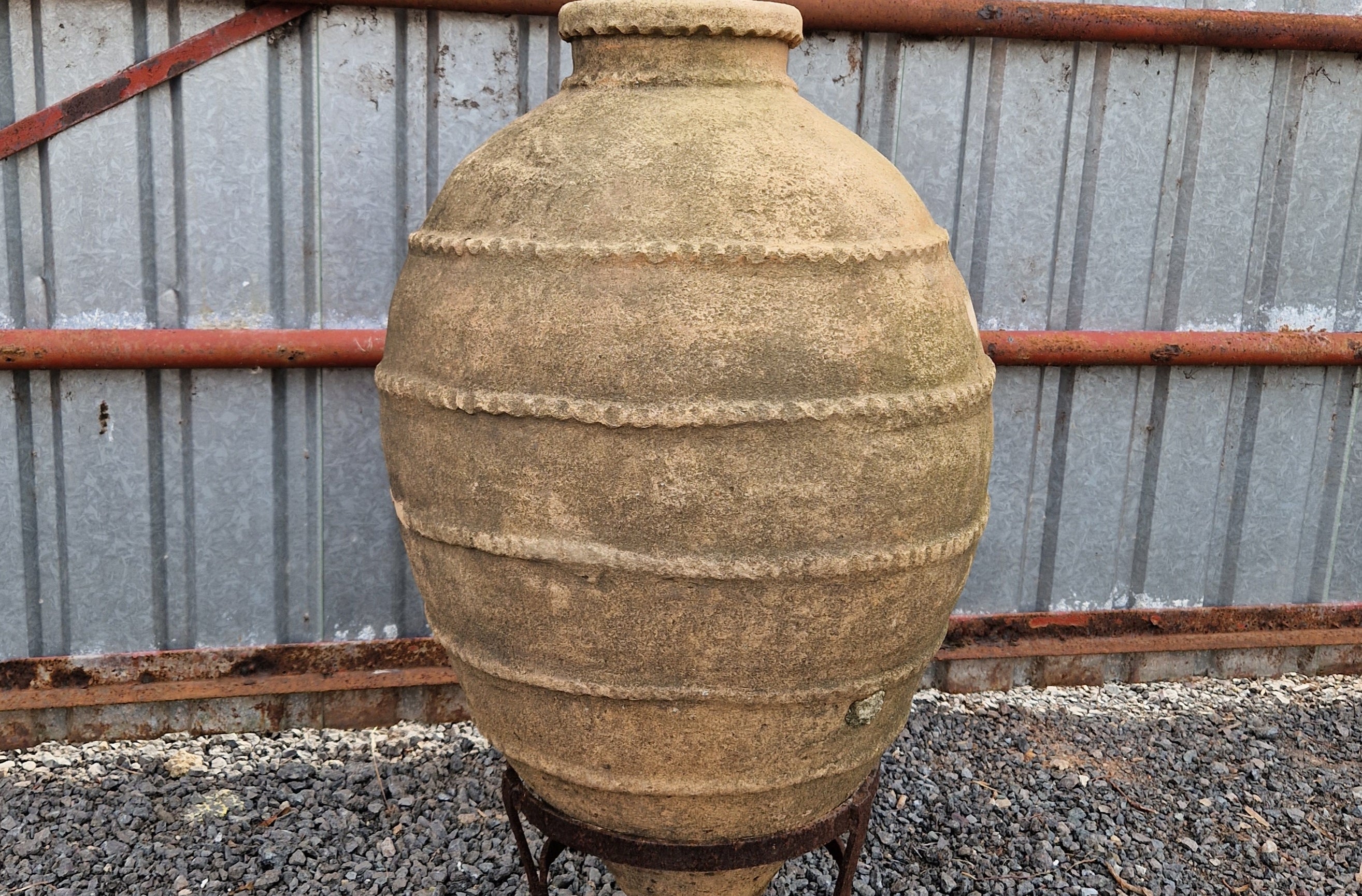 Antique Terracotta Urn on Stand 9 - Tom's Yard