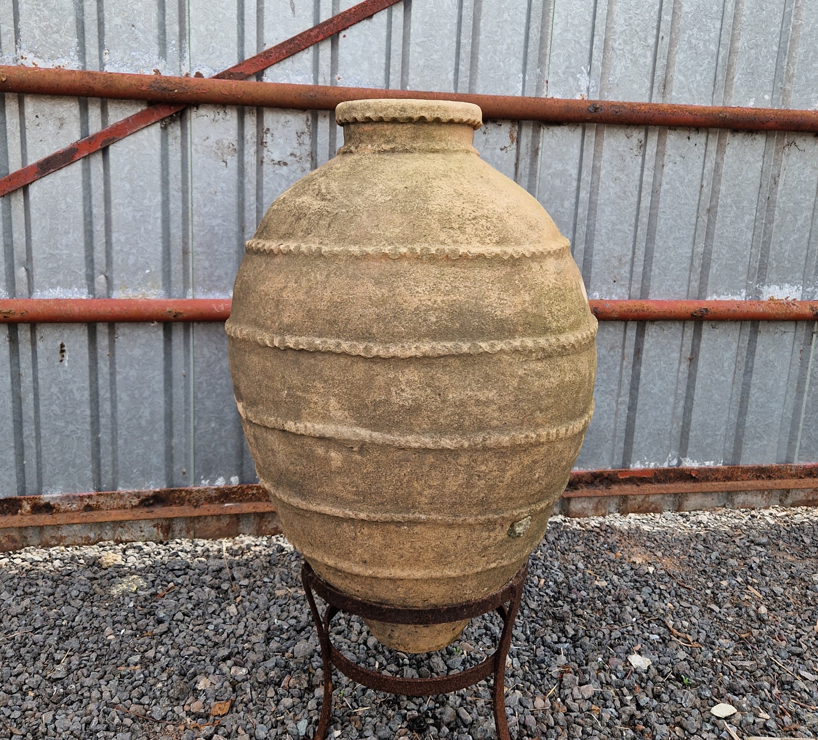 Antique Terracotta Urn on Stand 9 - Tom's Yard