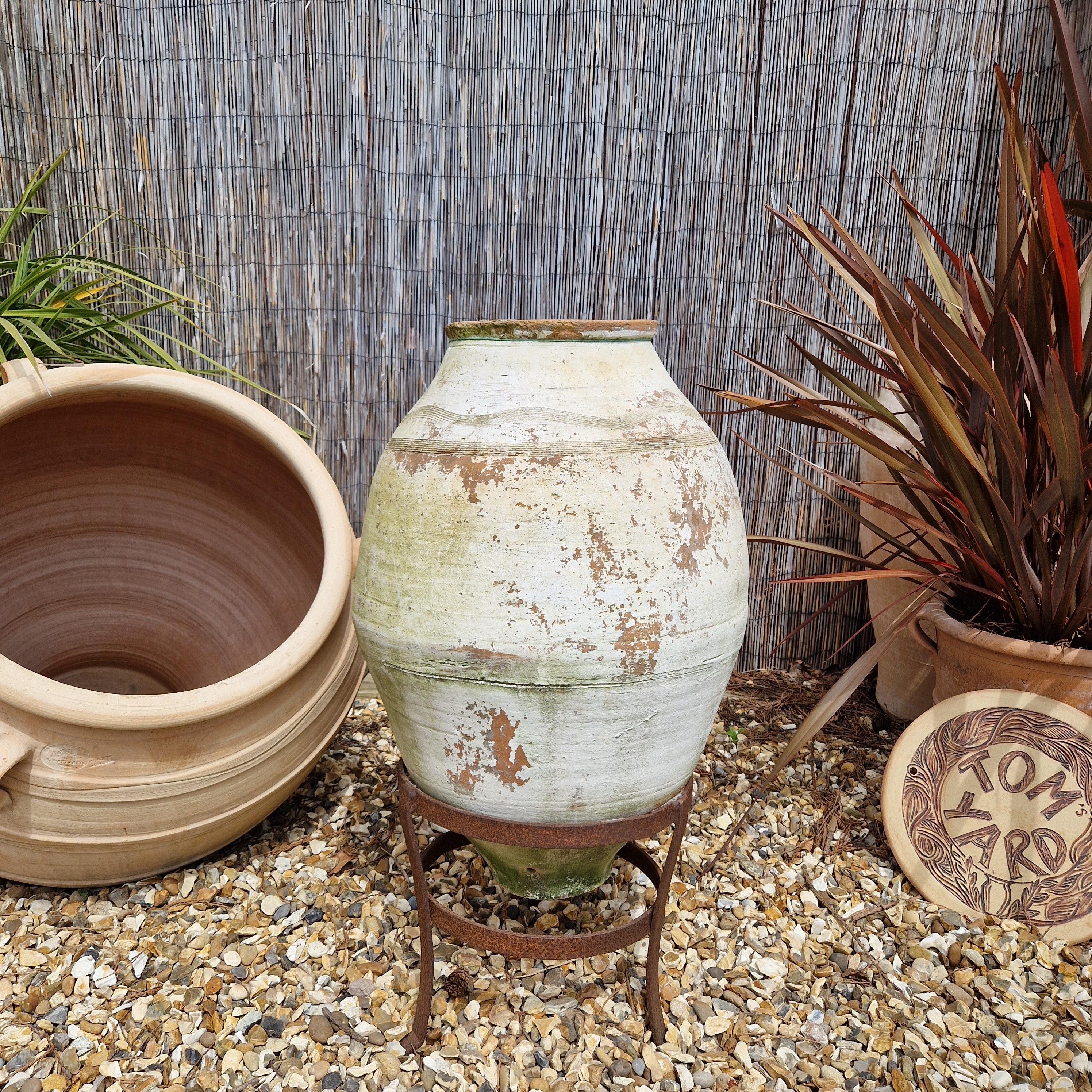 Antique Terracotta Urn on Stand 4 - Tom's Yard