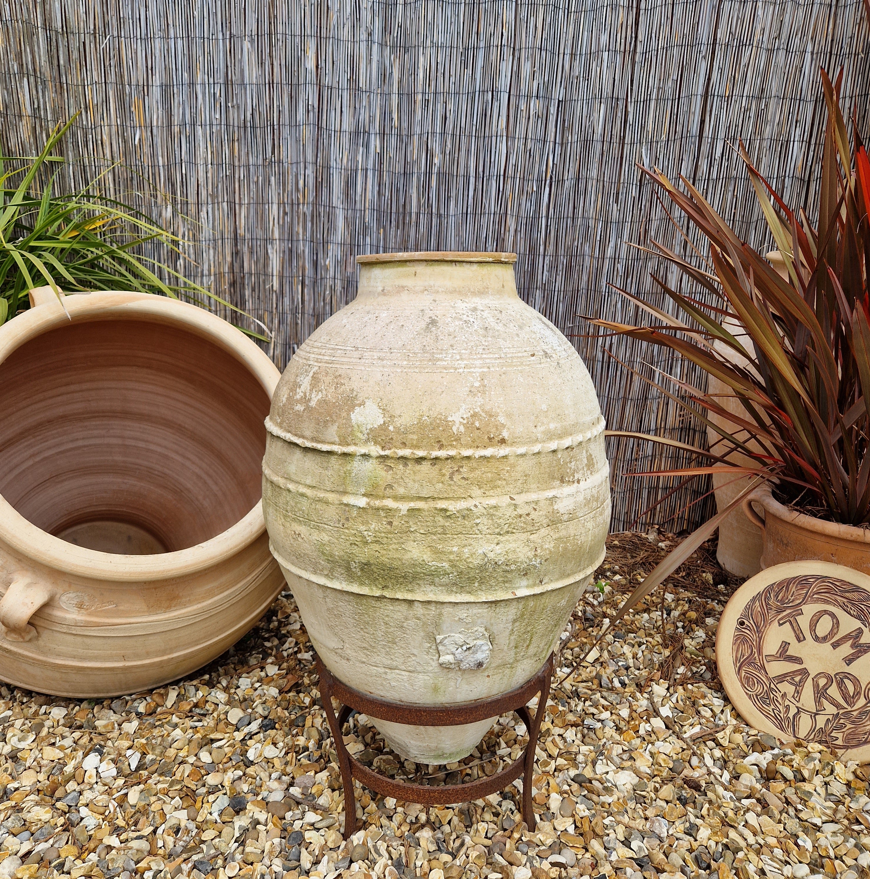Antique Terracotta Urn on Stand 6 - Tom's Yard