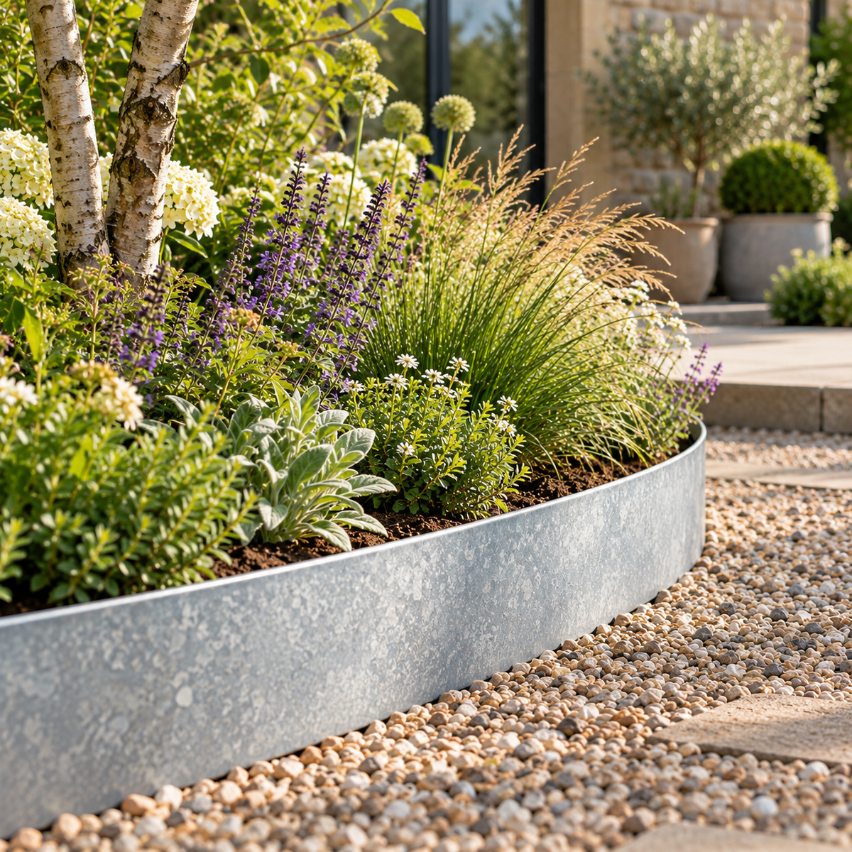 Broxwood Galvanised Steel Garden Edging – 3mm - Tom's Yard