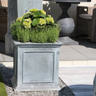 'English' Galvanised Cube Planters - Tom's Yard
