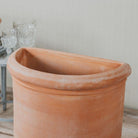 Semicircolare Liscio Alto Italian Terracotta Planter - Tom's Yard